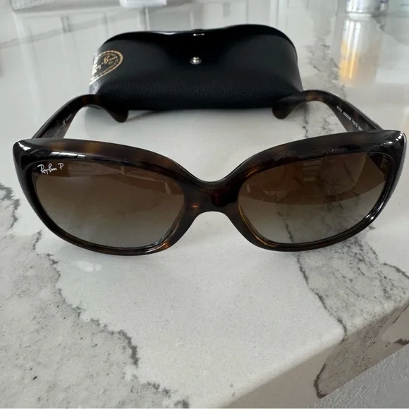 Ray-Ban Jackie Ohh Polarized Light Havana Sunglasses - Picture 2 of 7